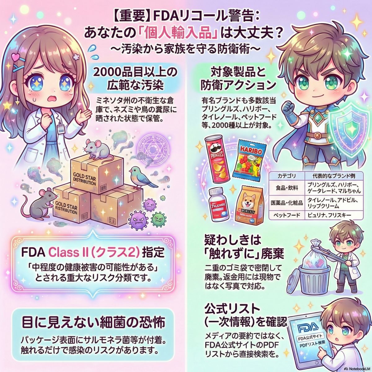 FDAリコールの恐怖とは?個人輸入に潜む身近な危険性