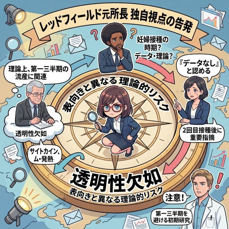 元CDC所長レッドフィールド氏の発言が出た経緯
