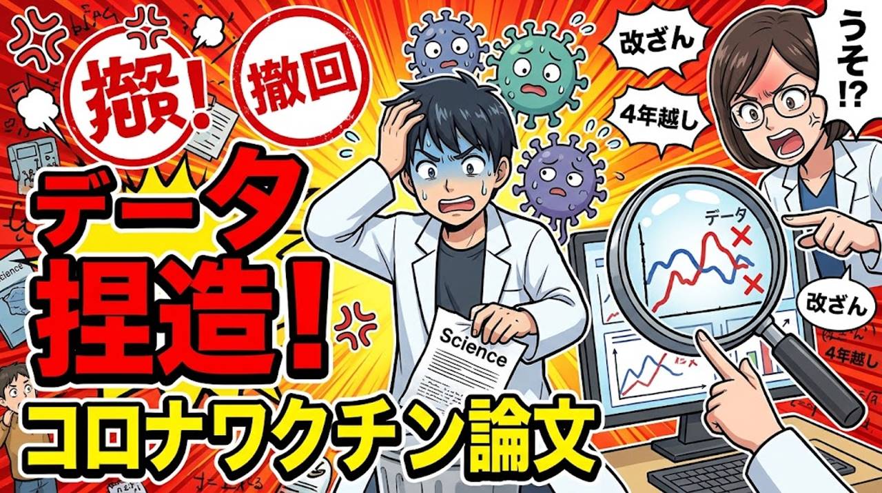 引用80回超のS2標的コロナワクチン論文が4年越しに撤回！
