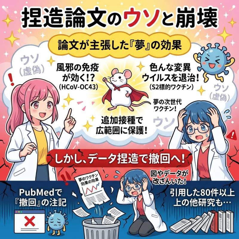 捏造・改ざんにより主張されていた内容